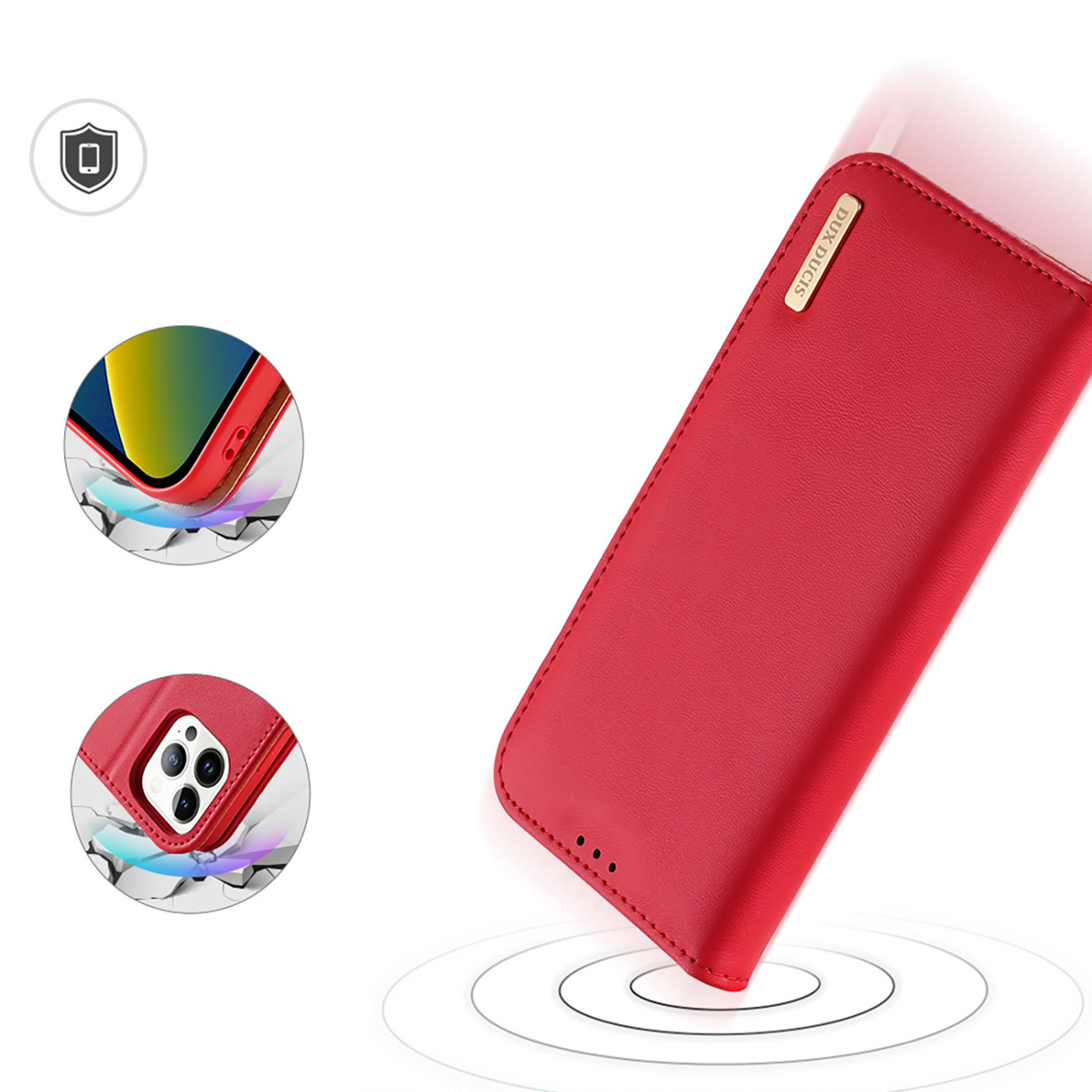 Pokrowiec Dux Ducis Hivo czerwony Apple iPhone 14 Pro Max / 3