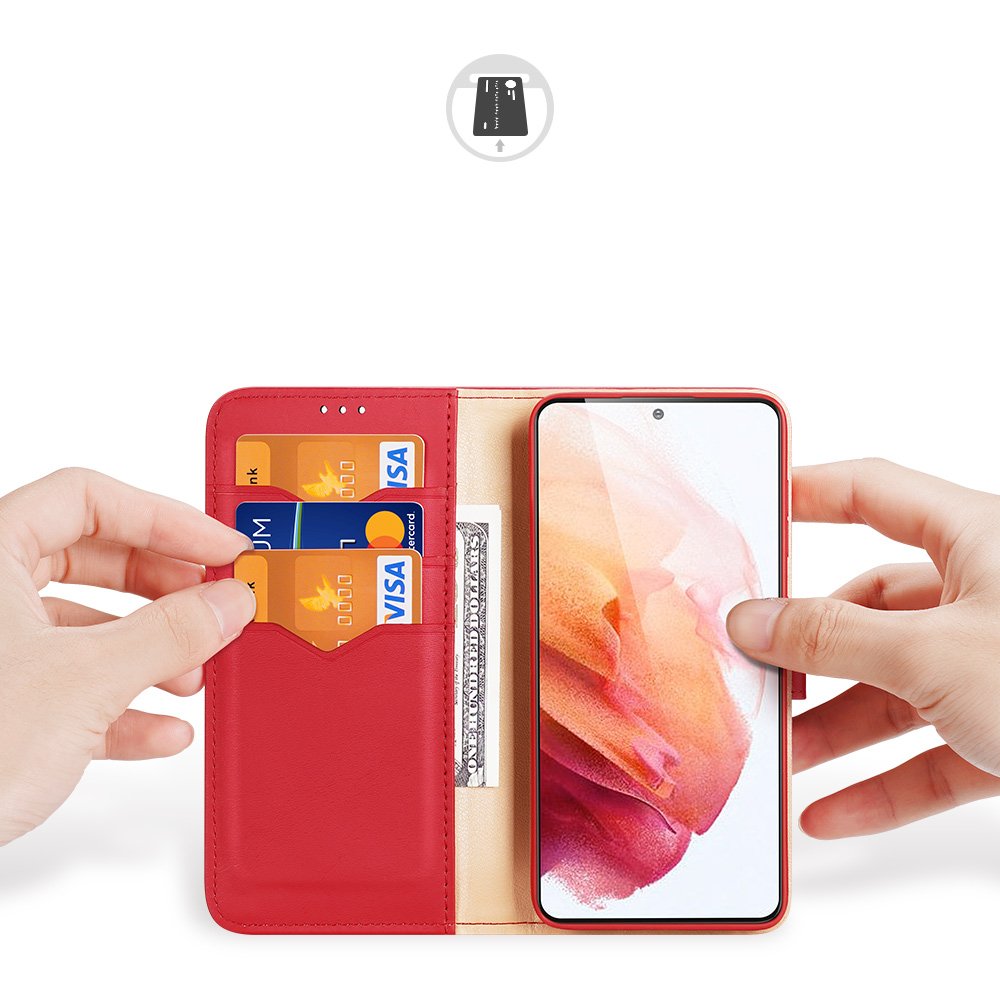 Pokrowiec Dux Ducis Hivo czerwony Samsung Galaxy S21 5G / 2