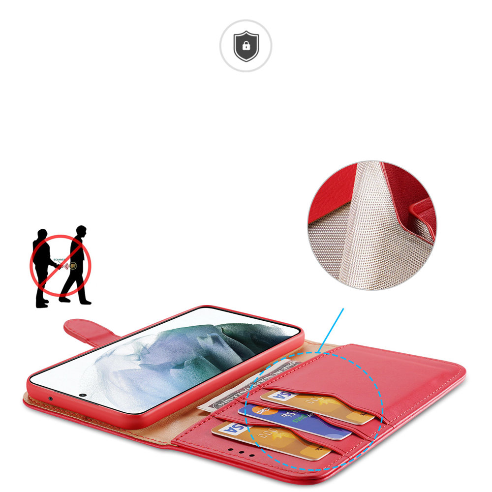 Pokrowiec Dux Ducis Hivo czerwony Samsung Galaxy S21 FE 5G / 3