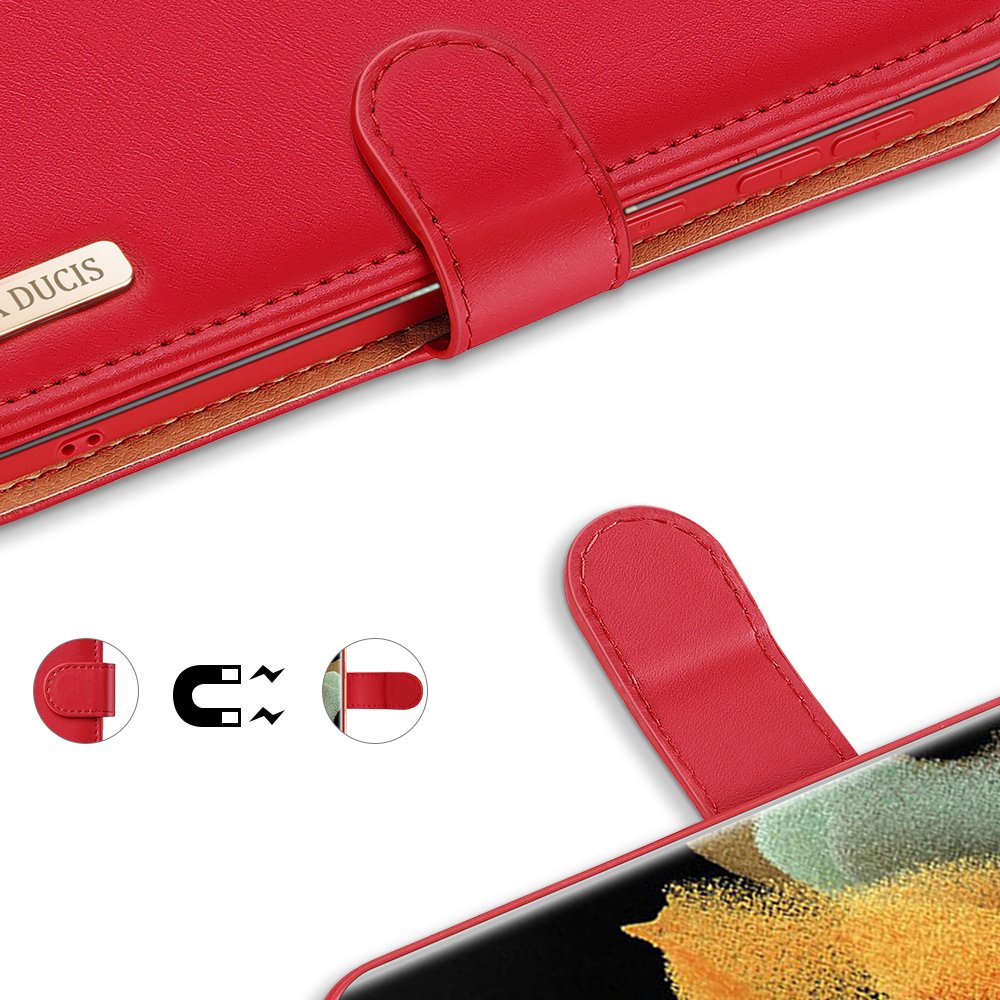 Pokrowiec Dux Ducis Hivo czerwony Samsung Galaxy S21 Ultra 5G / 6