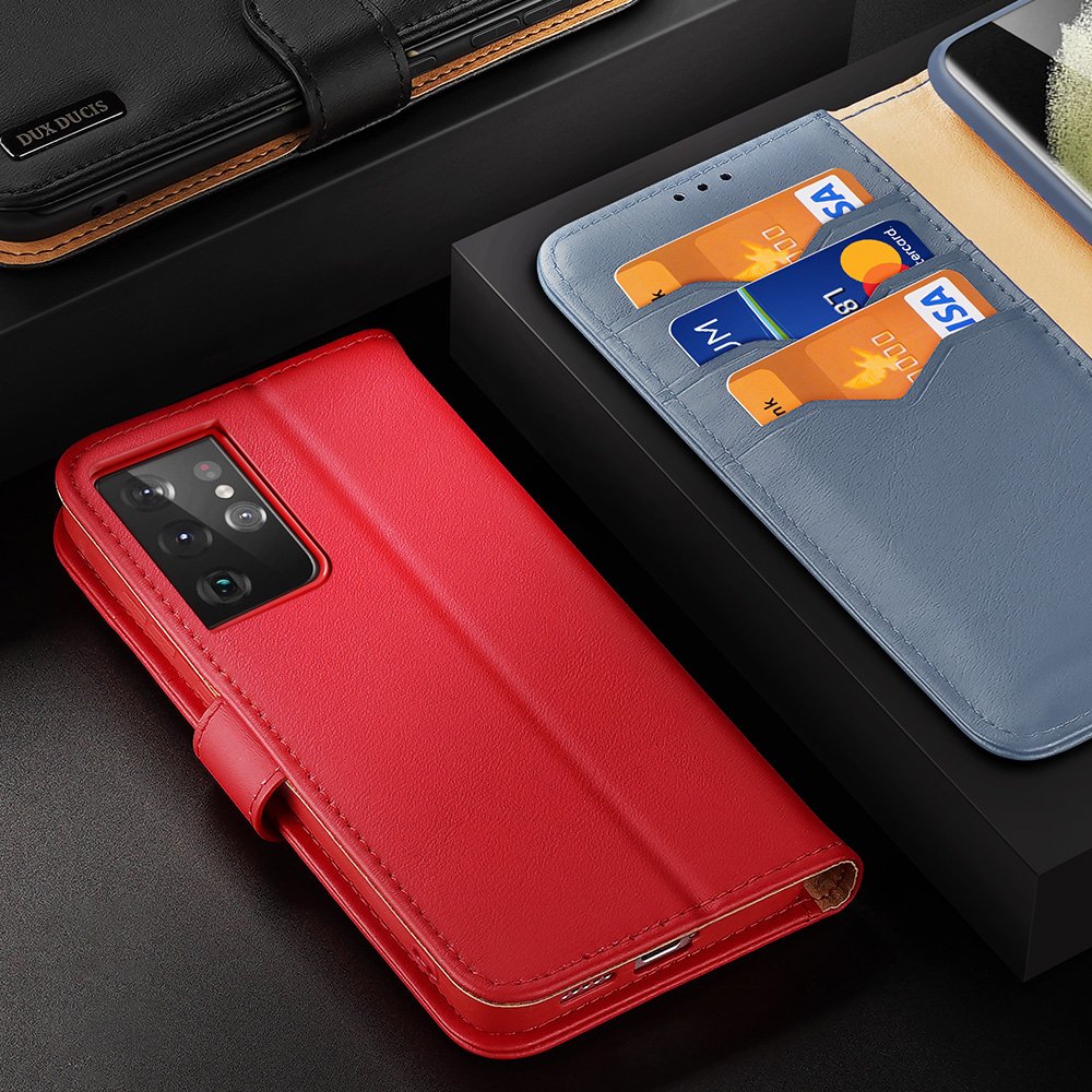 Pokrowiec Dux Ducis Hivo czerwony Samsung Galaxy S21 Ultra 5G / 9