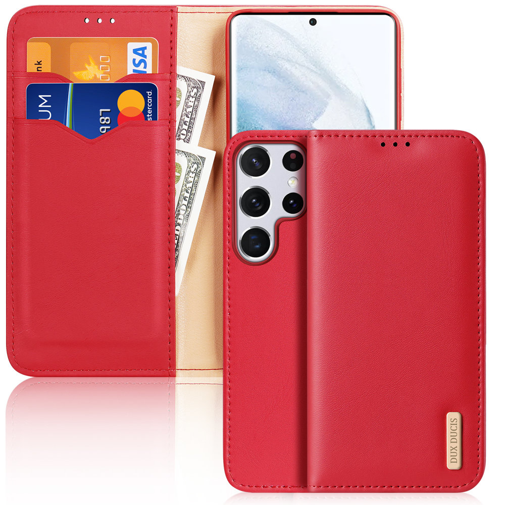 Pokrowiec Dux Ducis Hivo czerwony Samsung Galaxy S22 Ultra