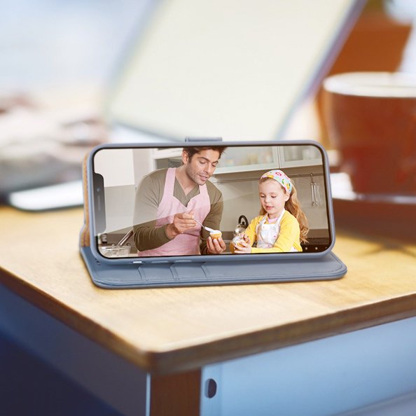 Pokrowiec Dux Ducis Hivo niebieski Apple iPhone 12 Pro / 12