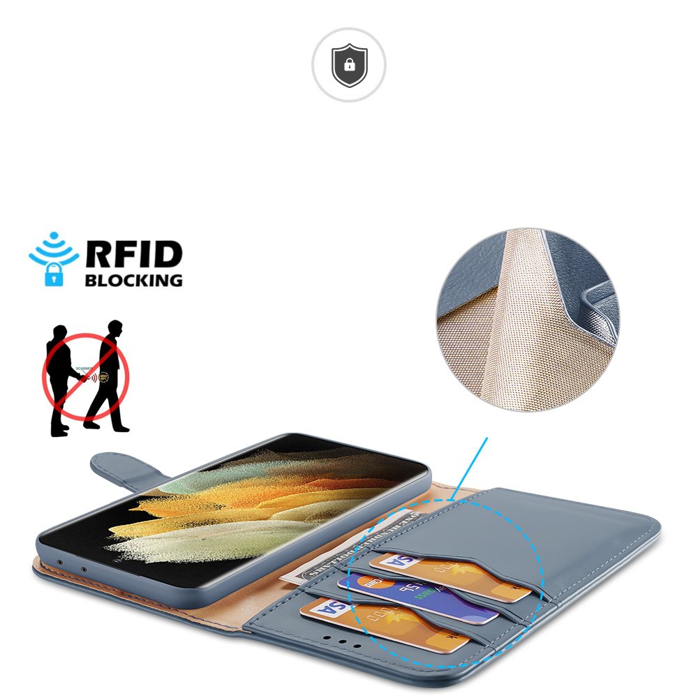 Pokrowiec Dux Ducis Hivo niebieski Samsung Galaxy S21 Ultra 5G / 3