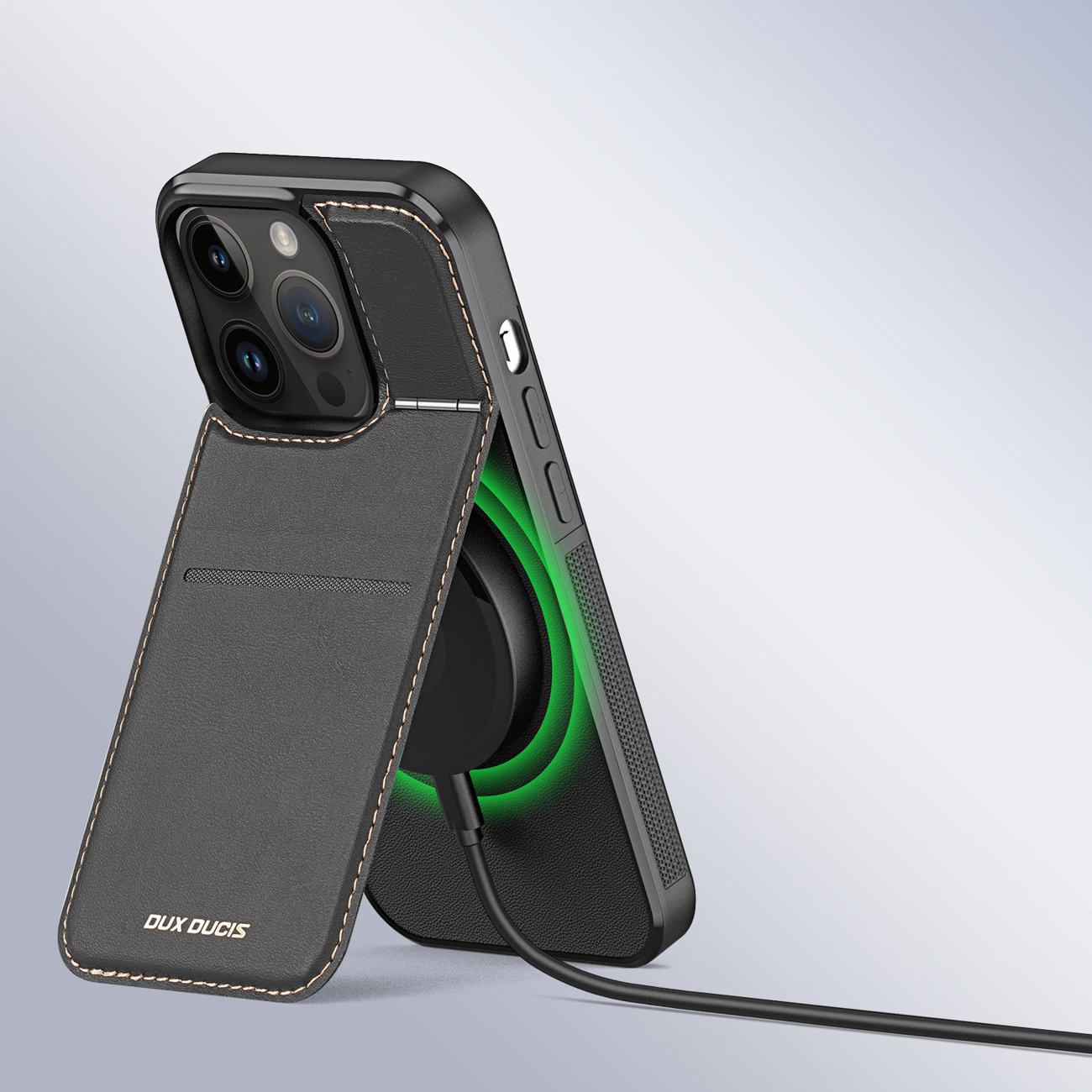 Pokrowiec Dux Ducis Rafi Mag MagSafe czarny Apple iPhone 13 Pro / 9 Pokrowiec Dux Ducis Rafi Mag MagSafe czarny Apple iPhone 13 Pro / 9