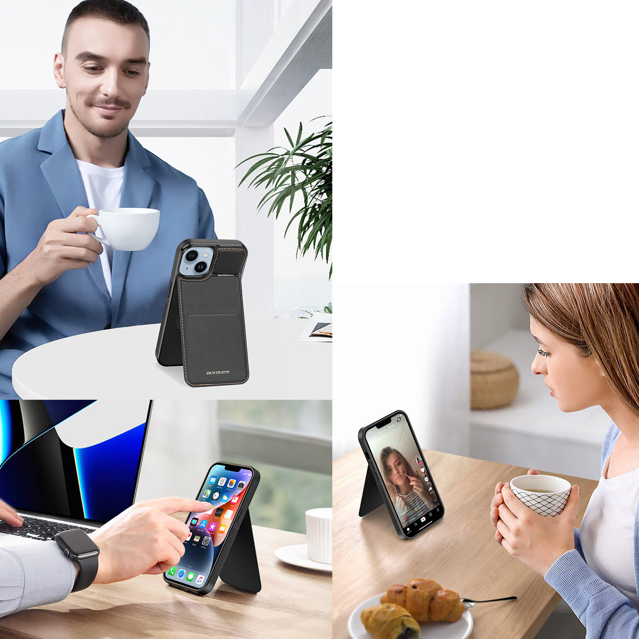 Pokrowiec Dux Ducis Rafi Mag MagSafe czarny Apple iPhone 15 / 8 Pokrowiec Dux Ducis Rafi Mag MagSafe czarny Apple iPhone 15 / 8