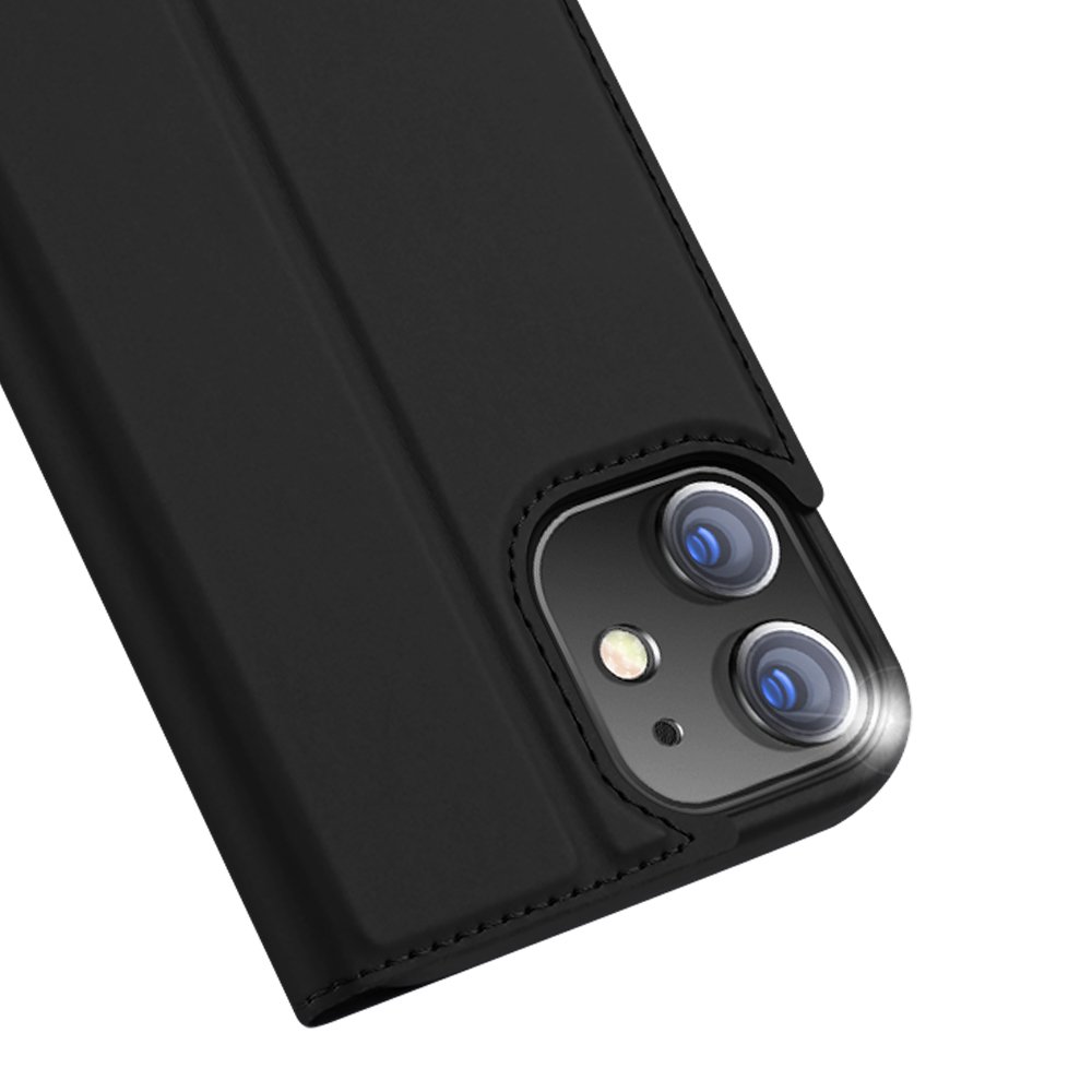 Etui zamykane z klapk i magnesem Dux Ducis Skin Pro czarny Apple iPhone 12 Pro / 6