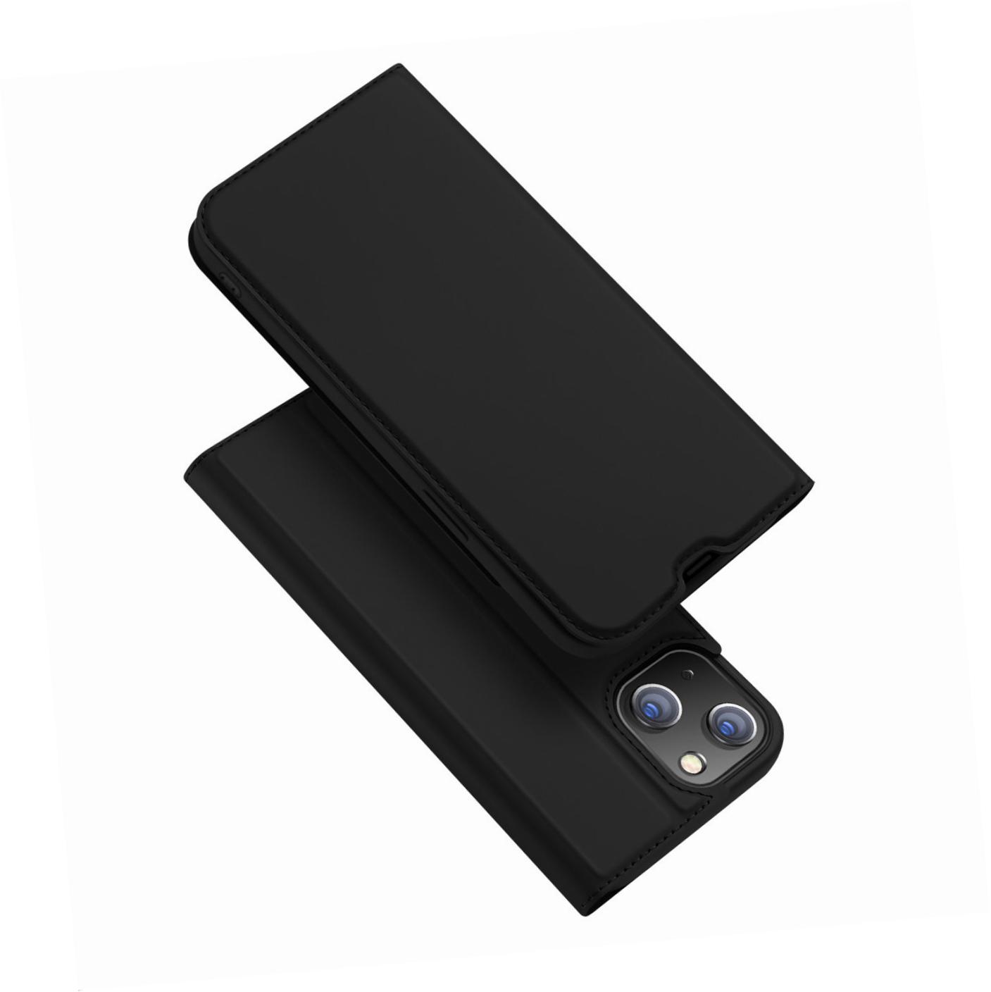 Etui zamykane z klapk� i magnesem Dux Ducis Skin Pro czarny Apple iPhone 14