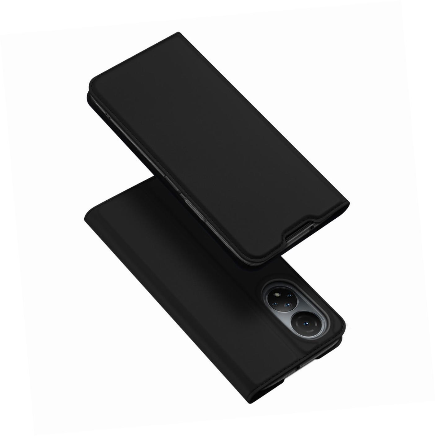 Etui zamykane z klapk� i magnesem Dux Ducis Skin Pro czarny Honor X7