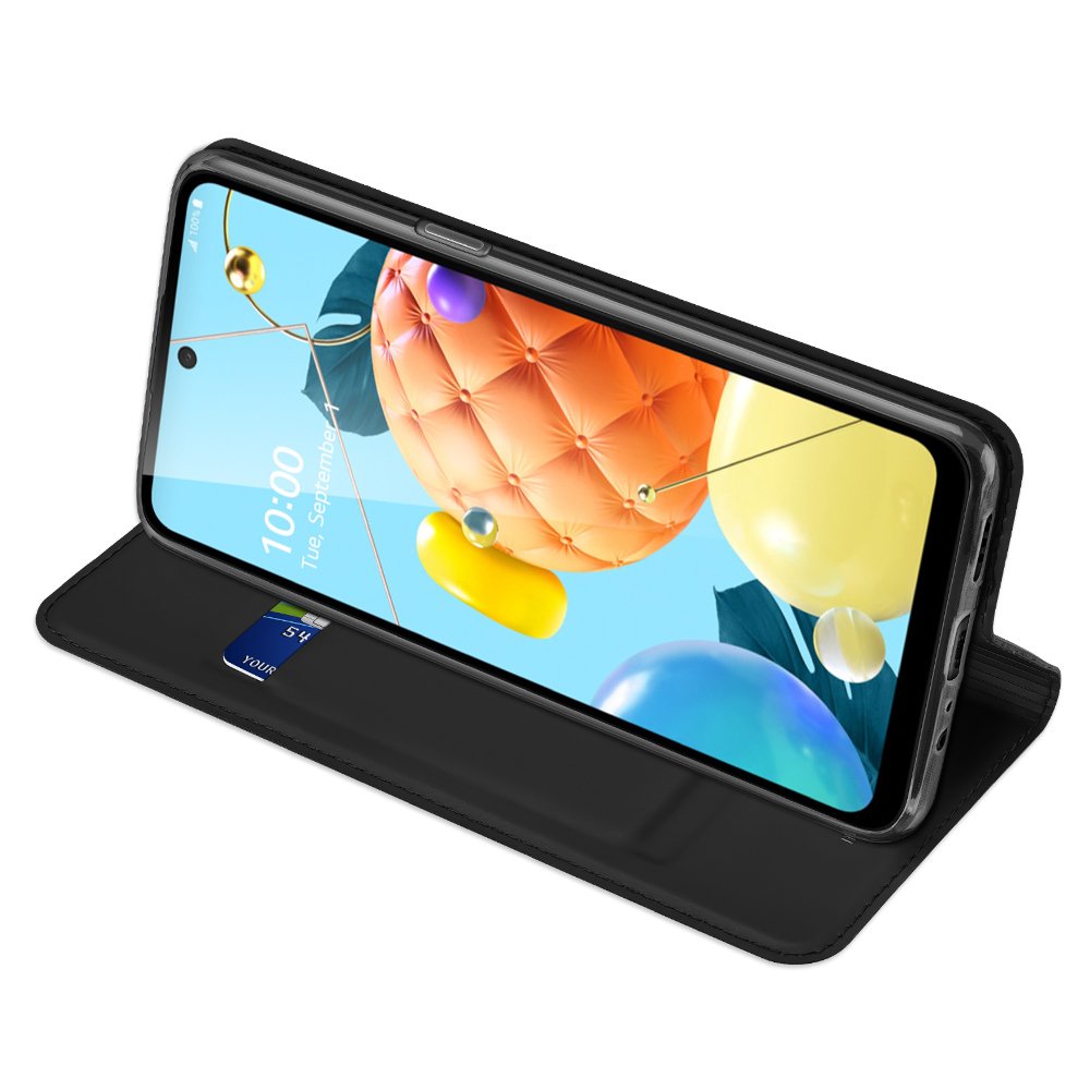 Etui zamykane z klapk� i magnesem Dux Ducis Skin Pro czarny LG K62 / 6