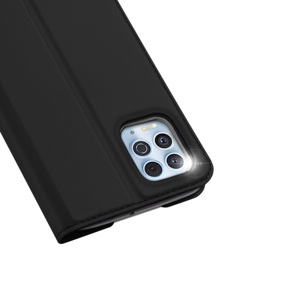 Etui zamykane z klapk i magnesem Dux Ducis Skin Pro czarny Motorola Edge S / 3