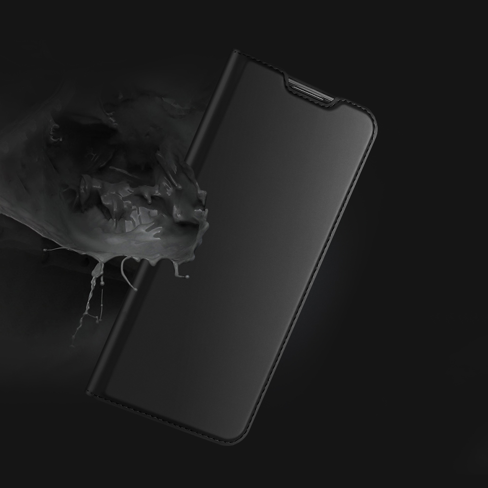 Etui zamykane z klapk� i magnesem Dux Ducis Skin Pro czarny Motorola Moto E7i Power / 11