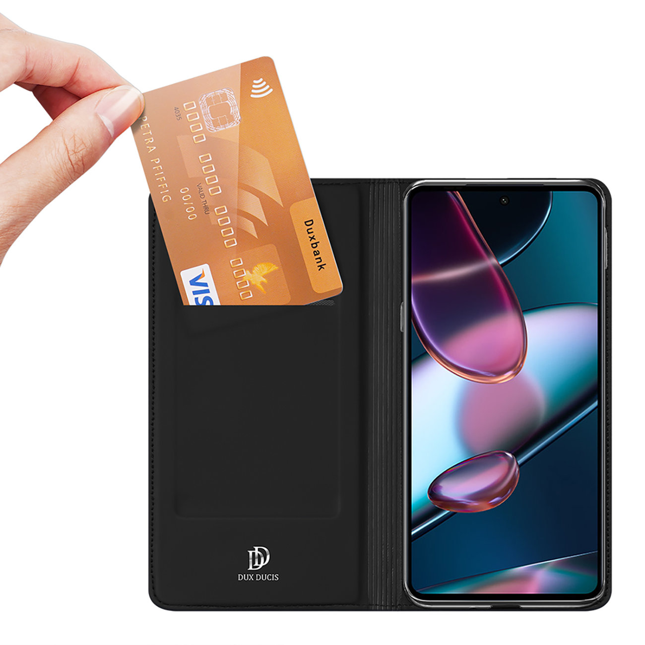 Pokrowiec Dux Ducis Skin Pro czarny Motorola Moto Edge 30 Pro / 2