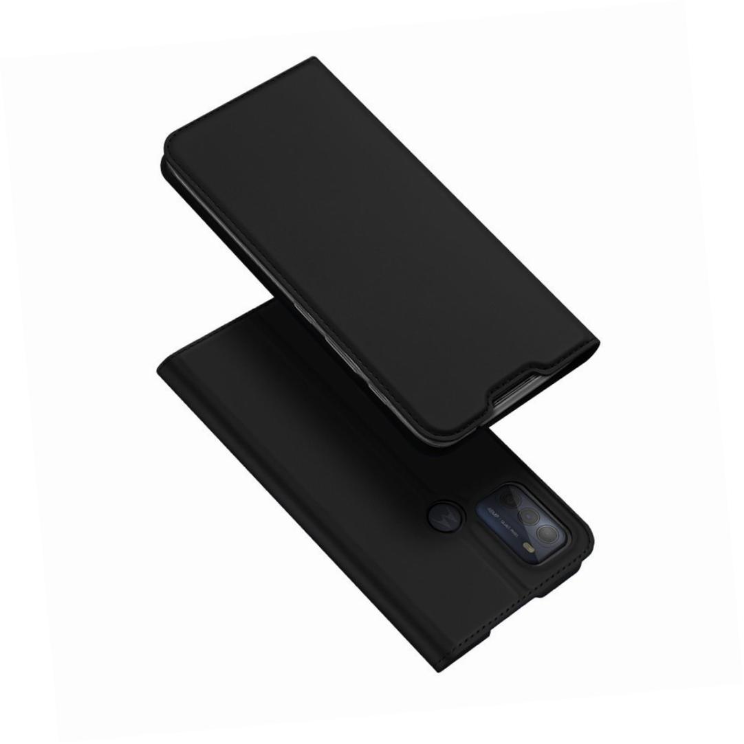 Etui zamykane z klapk� i magnesem Dux Ducis Skin Pro czarny Motorola Moto G50