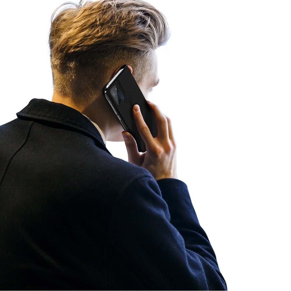 Etui zamykane z klapk� i magnesem Dux Ducis Skin Pro czarny Motorola Moto G50 / 3