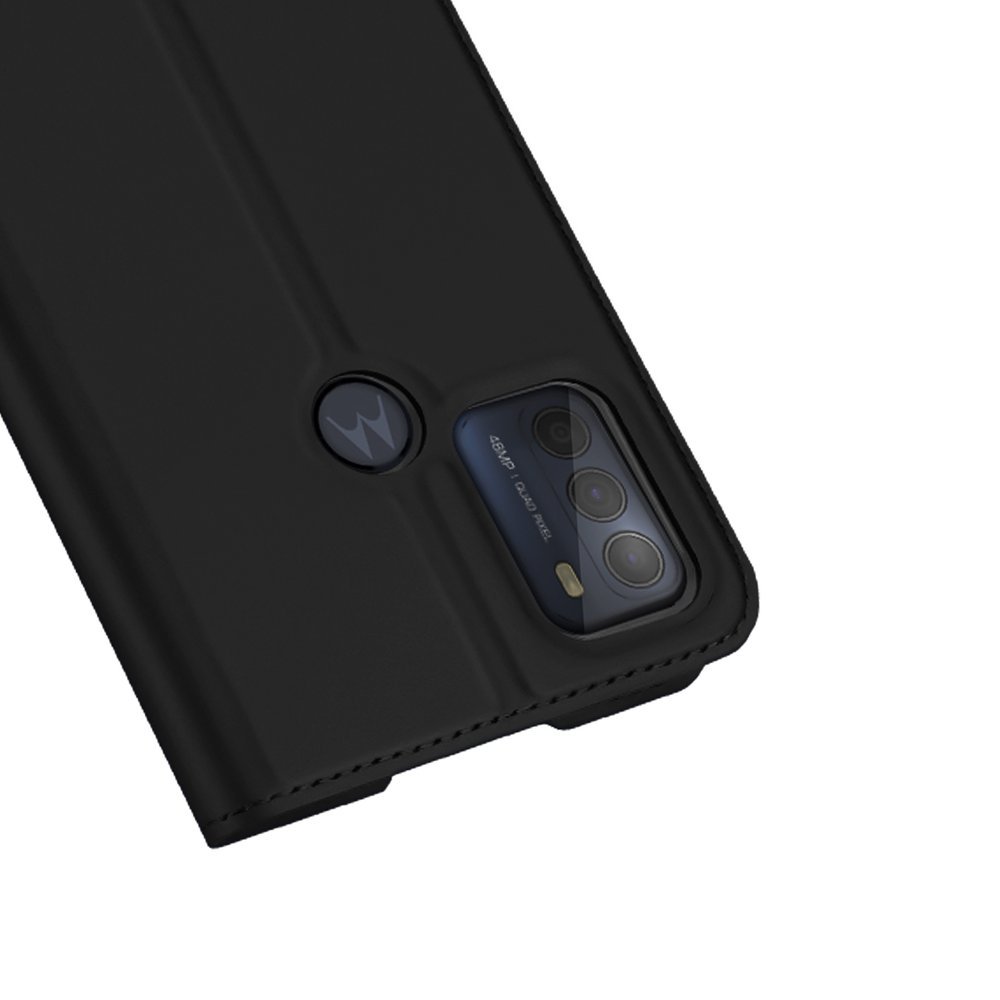 Etui zamykane z klapk i magnesem Dux Ducis Skin Pro czarny Motorola Moto G50 / 8