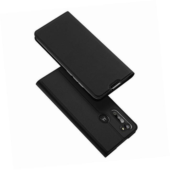 Etui zamykane z klapk� i magnesem Dux Ducis Skin Pro czarny Motorola Moto G8 Power Lite