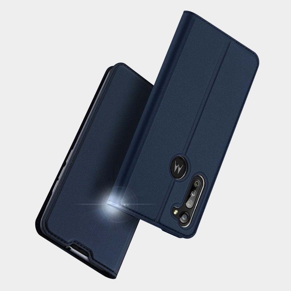 Etui zamykane z klapk� i magnesem Dux Ducis Skin Pro czarny Motorola Moto G8 Power Lite / 11