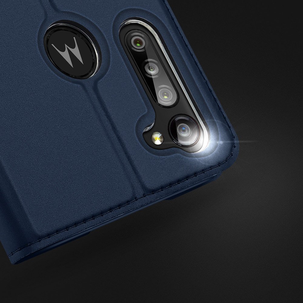 Etui zamykane z klapk� i magnesem Dux Ducis Skin Pro czarny Motorola Moto G8 Power Lite / 12