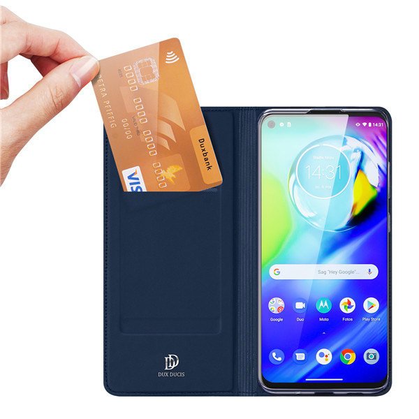 Etui zamykane z klapk� i magnesem Dux Ducis Skin Pro czarny Motorola Moto G8 Power Lite / 2