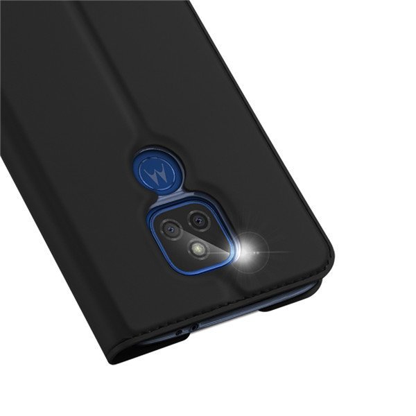 Etui zamykane z klapk i magnesem Dux Ducis Skin Pro czarny Motorola Moto G9 Play / 2