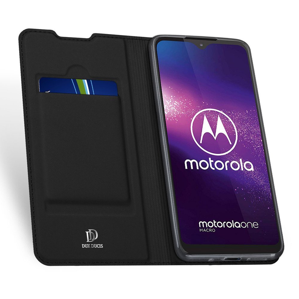 Pokrowiec Dux Ducis Skin Pro czarny Motorola One Macro / 3