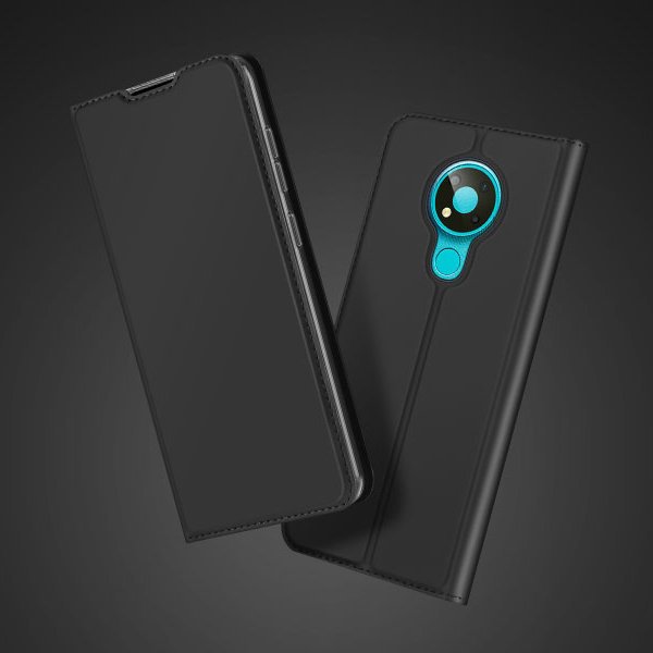 Etui zamykane z klapk� i magnesem Dux Ducis Skin Pro czarny Nokia 3.4 / 10