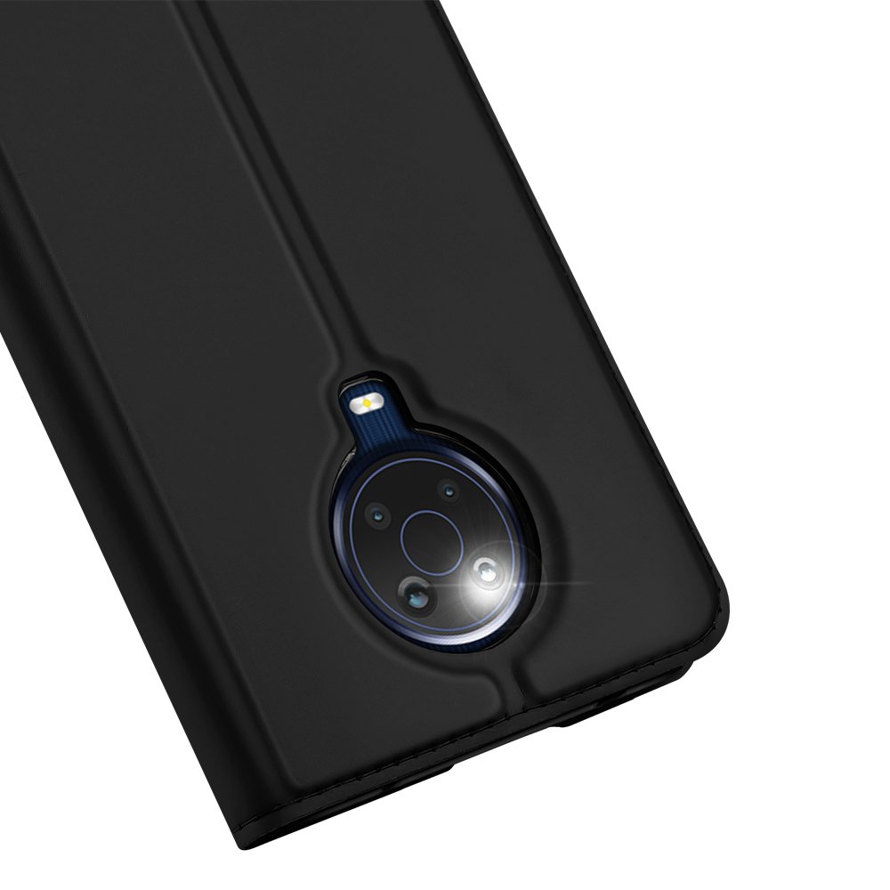 Etui zamykane z klapk i magnesem Dux Ducis Skin Pro czarny Nokia G10 / 3