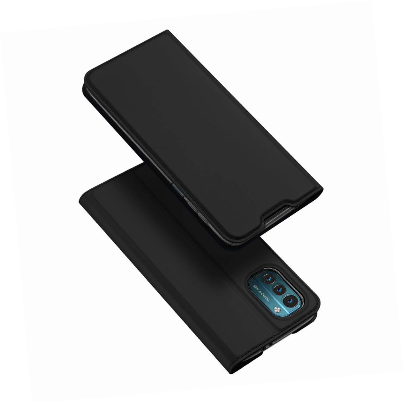 Etui zamykane z klapk� i magnesem Dux Ducis Skin Pro czarny Nokia G11