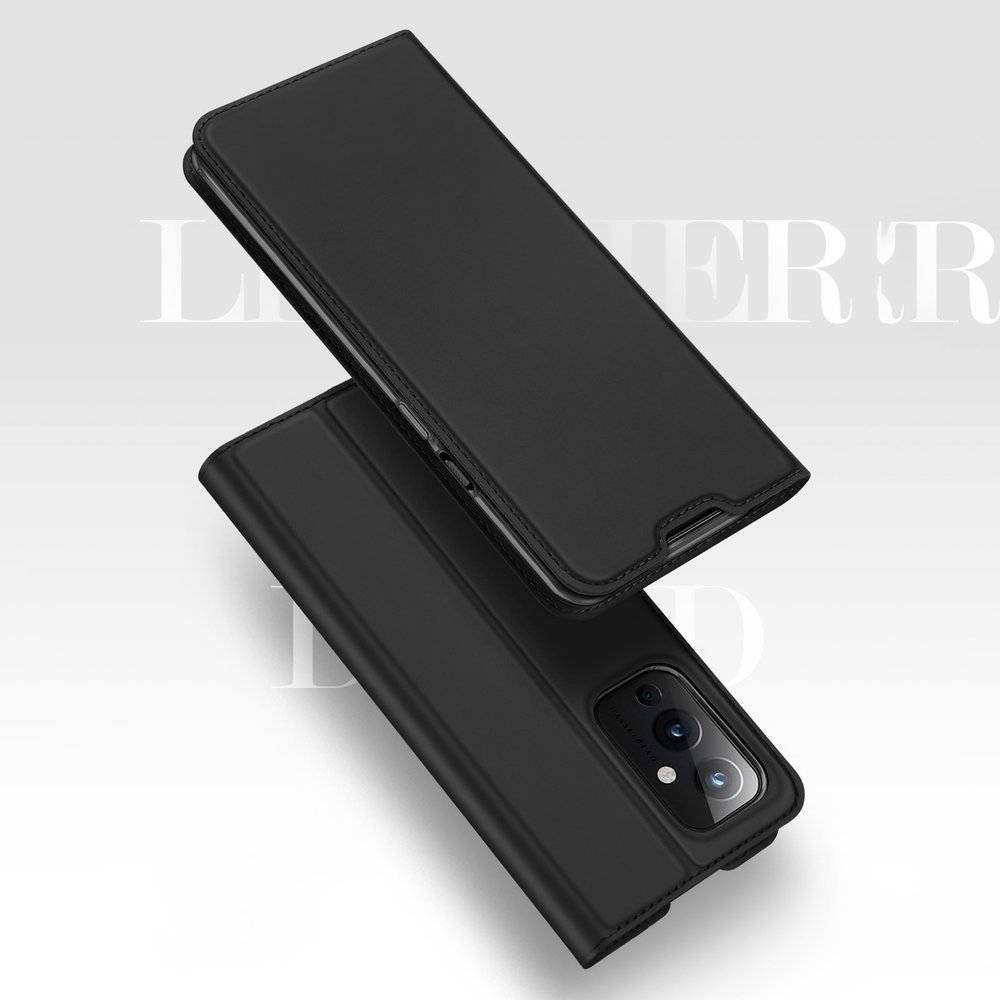 Etui zamykane z klapk� i magnesem Dux Ducis Skin Pro czarny OnePlus 9 / 10