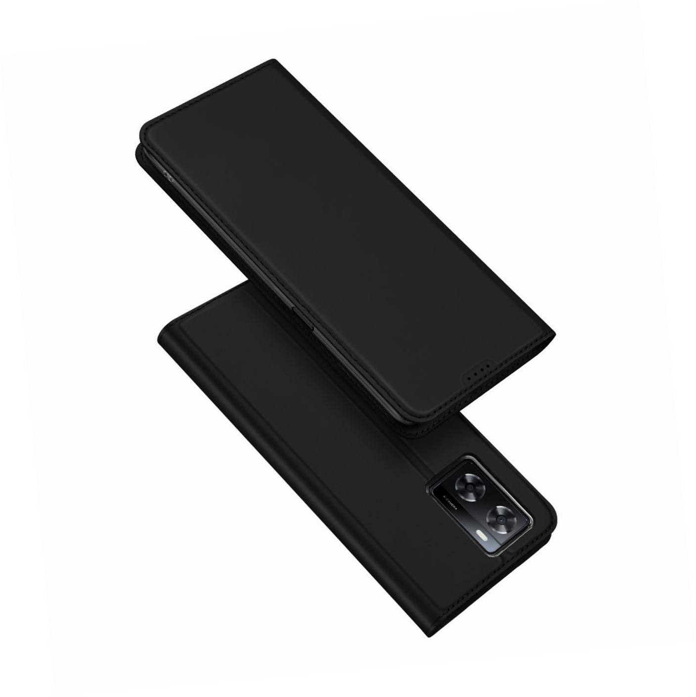 Etui zamykane z klapką i magnesem Dux Ducis Skin Pro czarny Oppo A57s Etui zamykane z klapką i magnesem Dux Ducis Skin Pro czarny Oppo A57s