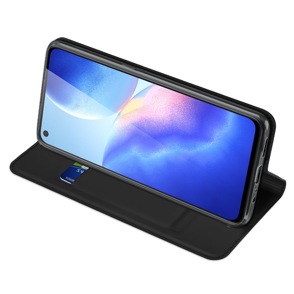 Etui zamykane z klapk� i magnesem Dux Ducis Skin Pro czarny Oppo Reno 5 5G / 4