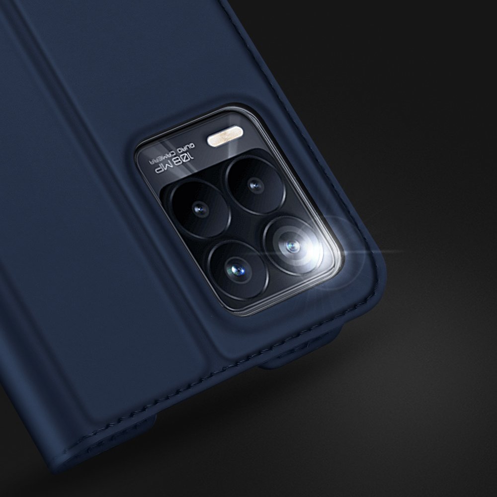 Etui zamykane z klapk� i magnesem Dux Ducis Skin Pro czarny Realme 8 Pro / 12