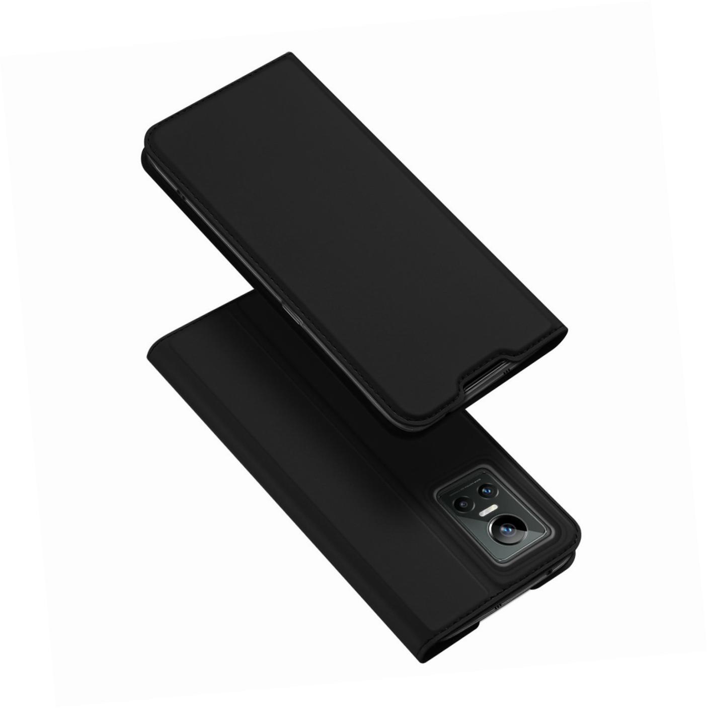 Etui zamykane z klapk� i magnesem Dux Ducis Skin Pro czarny Realme GT Neo 3