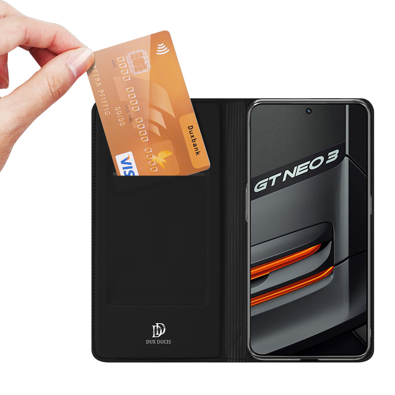 Pokrowiec Dux Ducis Skin Pro czarny Realme GT Neo 3 / 2