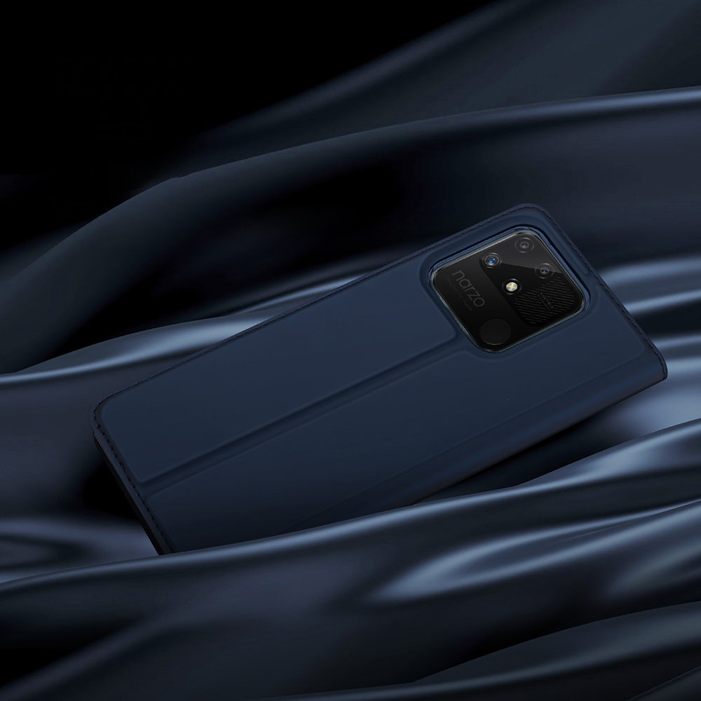 Etui zamykane z klapk� i magnesem Dux Ducis Skin Pro czarny Realme Narzo 50A / 12