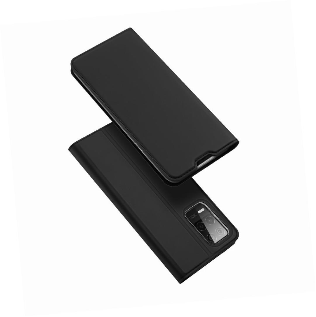 Etui zamykane z klapk� i magnesem Dux Ducis Skin Pro czarny Realme V13 5G