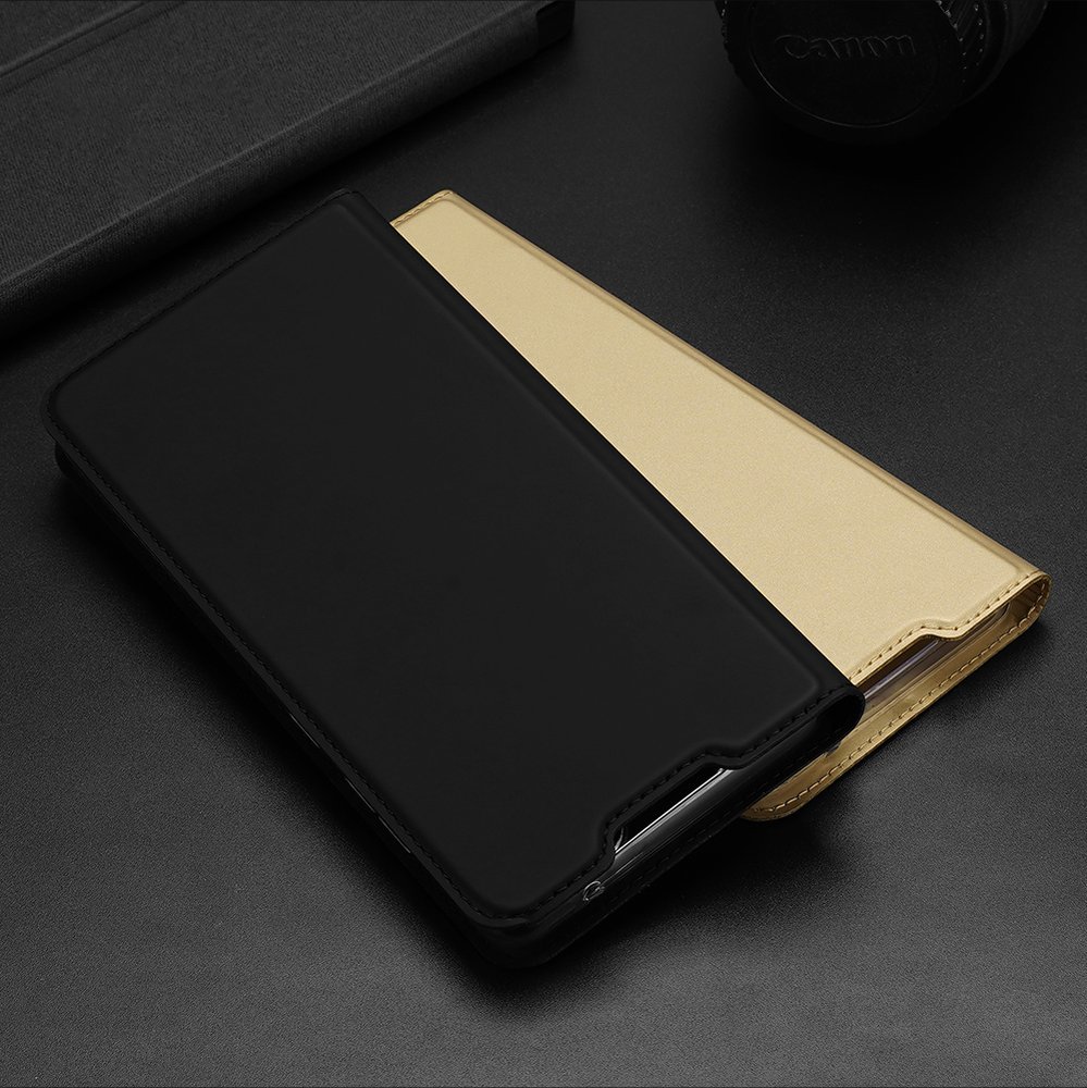 Etui zamykane z klapk� i magnesem Dux Ducis Skin Pro czarny Samsung A72 / 11