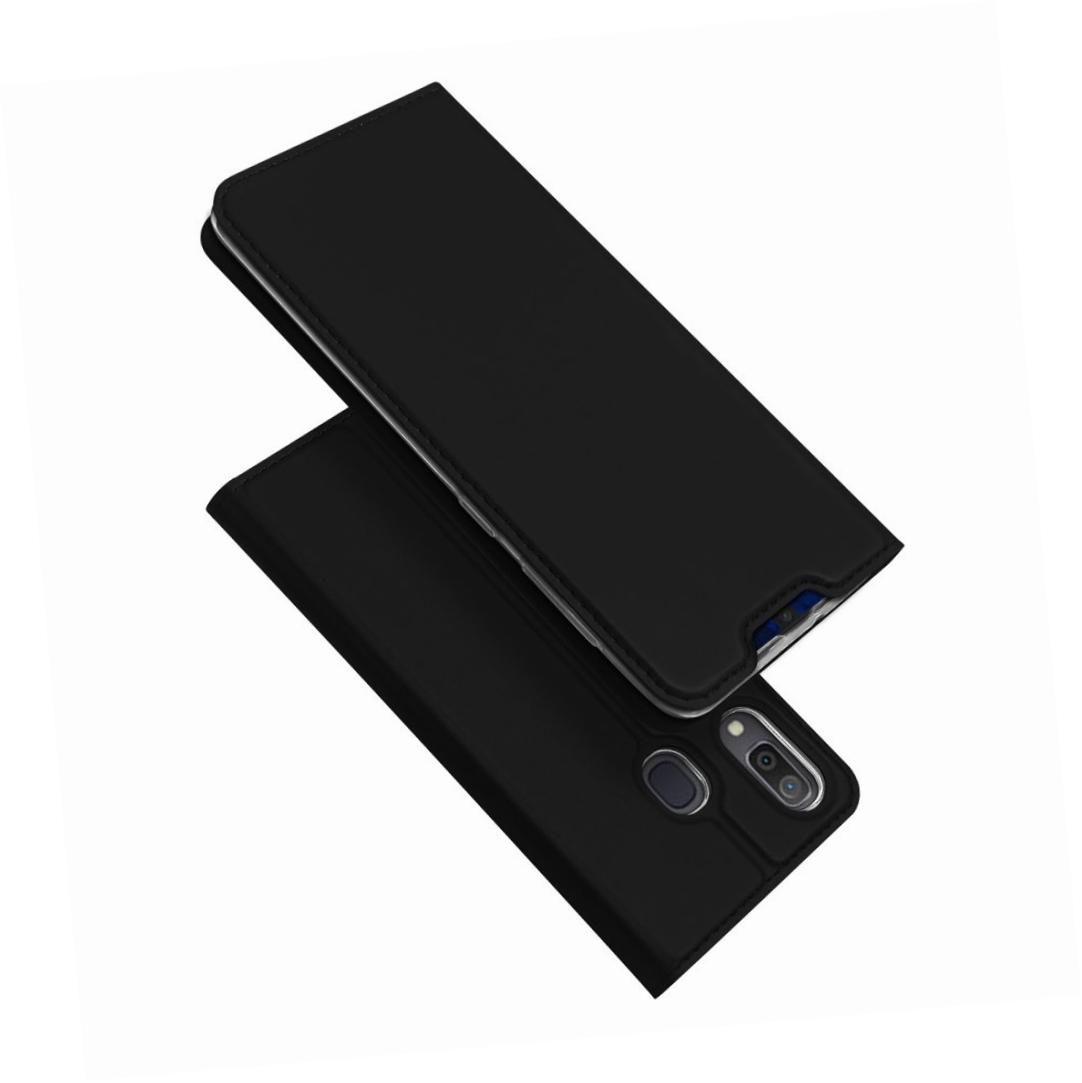 Etui zamykane z klapką i magnesem Dux Ducis Skin Pro czarny Samsung Galaxy A20e Etui zamykane z klapką i magnesem Dux Ducis Skin Pro czarny Samsung Galaxy A20e