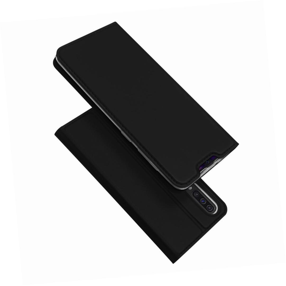 Etui zamykane z klapk� i magnesem Dux Ducis Skin Pro czarny Samsung Galaxy A50s