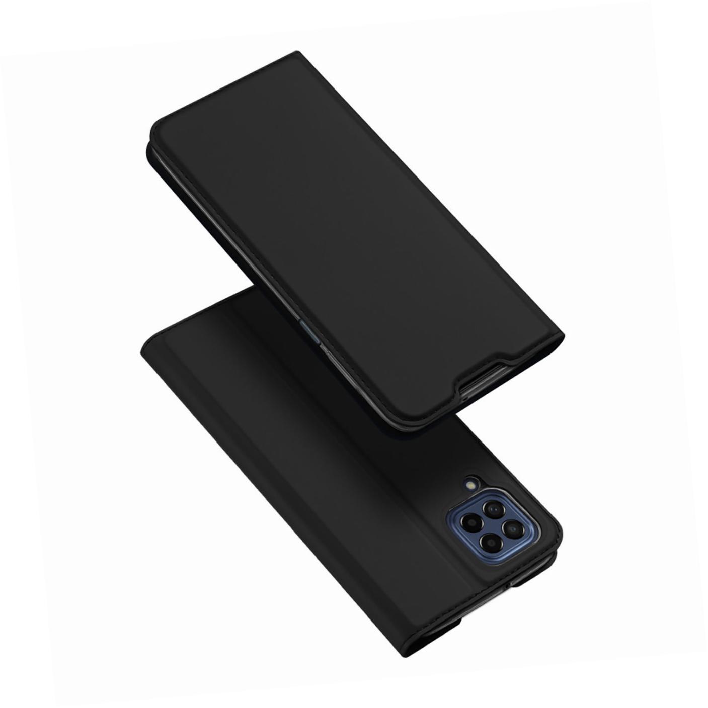 Etui zamykane z klapk� i magnesem Dux Ducis Skin Pro czarny Samsung Galaxy M33 5G