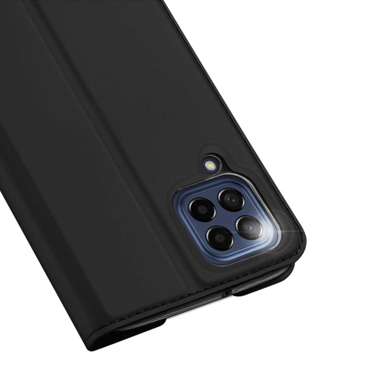 Etui zamykane z klapk� i magnesem Dux Ducis Skin Pro czarny Samsung Galaxy M33 5G / 6