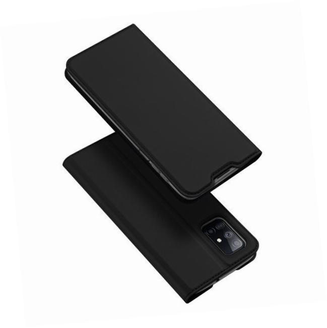Etui zamykane z klapk� i magnesem Dux Ducis Skin Pro czarny Samsung Galaxy M51
