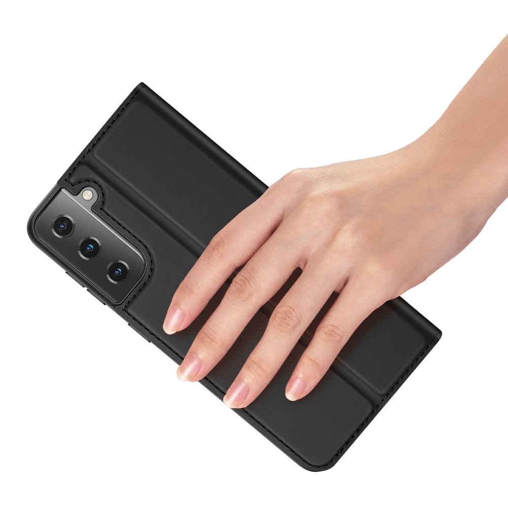 Etui zamykane z klapk i magnesem Dux Ducis Skin Pro czarny Samsung Galaxy S21 5G / 9