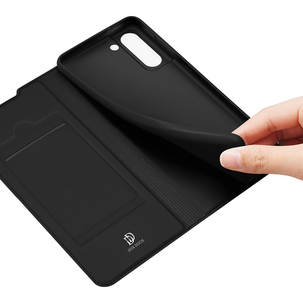 Etui zamykane z klapk i magnesem Dux Ducis Skin Pro czarny Samsung Galaxy S21 FE 5G / 9