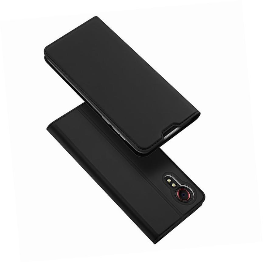 Etui zamykane z klapk� i magnesem Dux Ducis Skin Pro czarny Samsung Galaxy Xcover 5