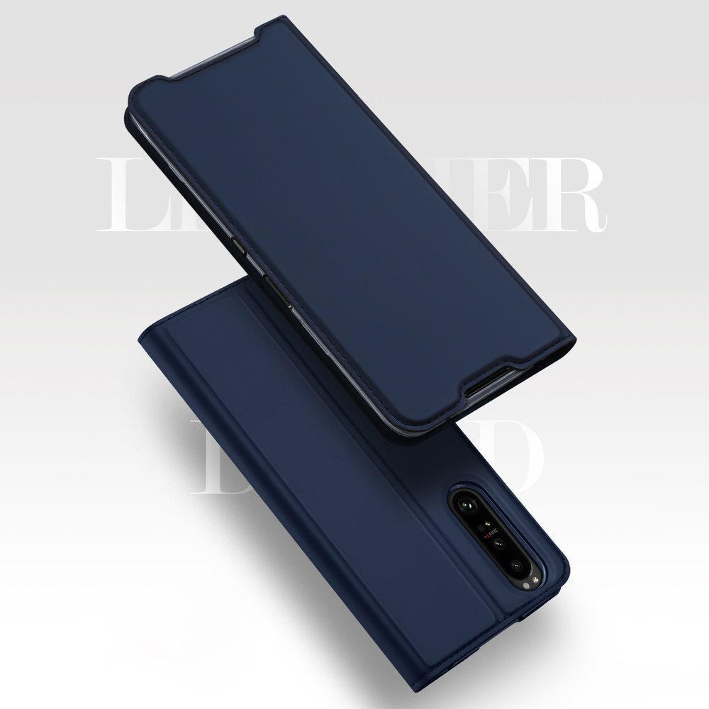 Etui zamykane z klapk i magnesem Dux Ducis Skin Pro czarny Sony Xperia 1 III / 11