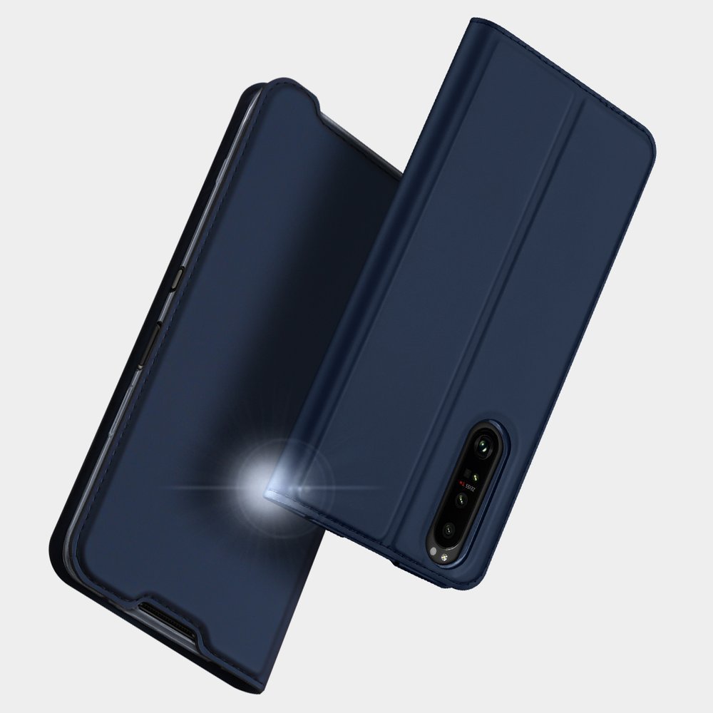 Etui zamykane z klapk� i magnesem Dux Ducis Skin Pro czarny Sony Xperia 1 III / 12