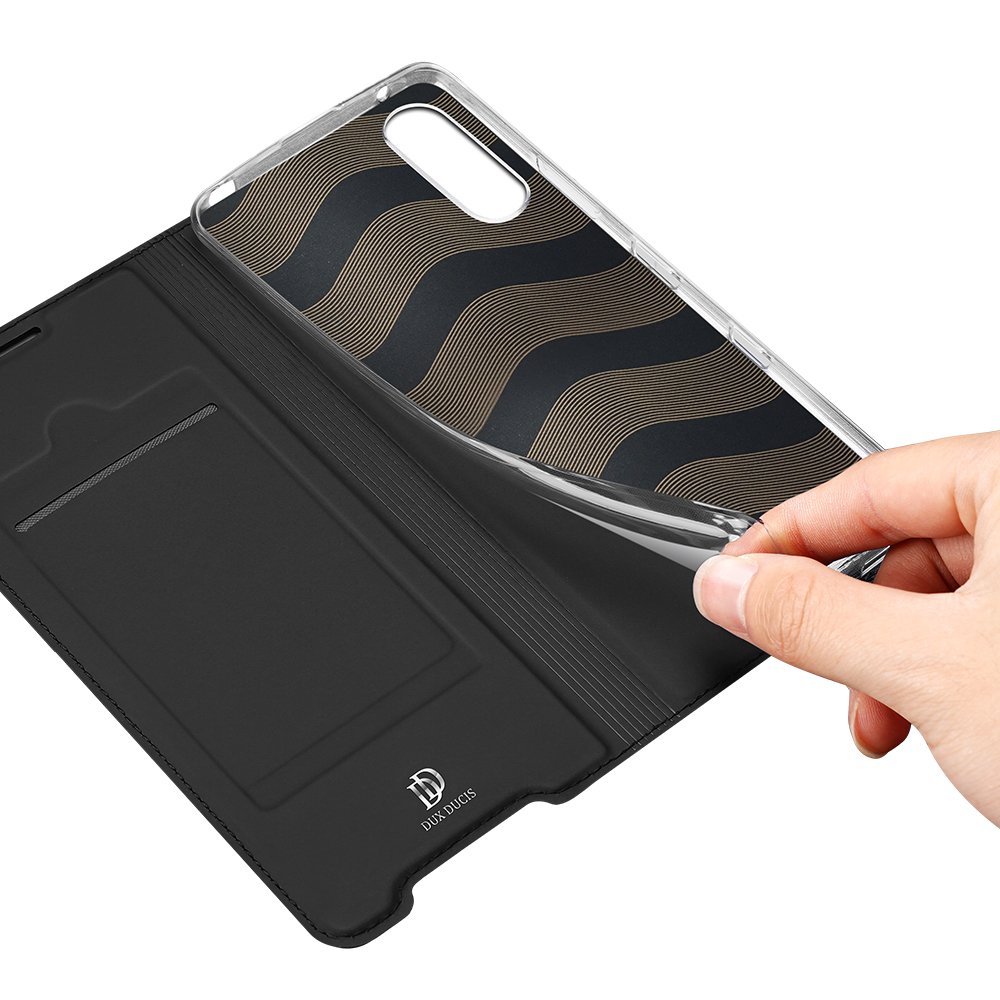Etui zamykane z klapk i magnesem Dux Ducis Skin Pro czarny Sony Xperia 10 III / 8