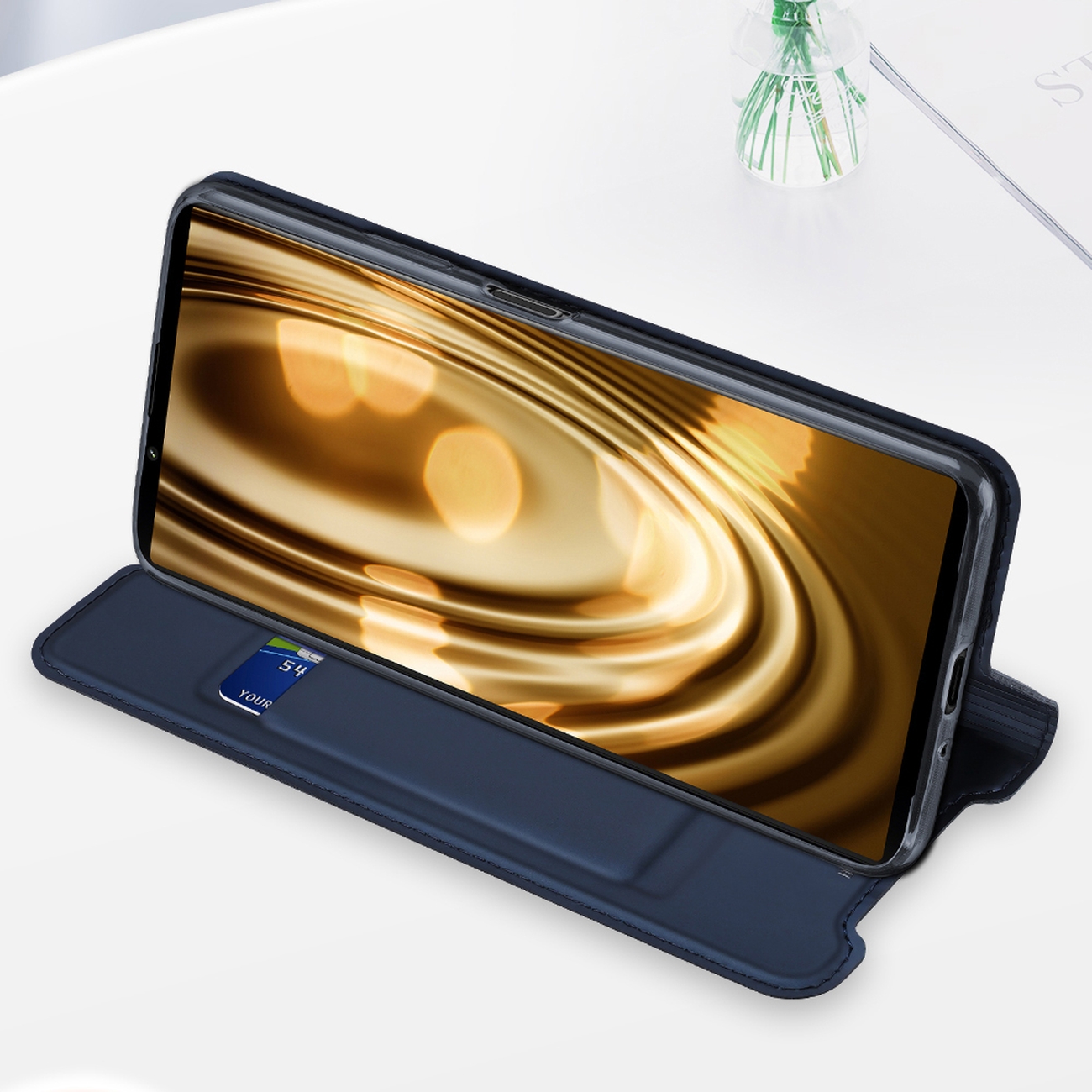 Etui zamykane z klapk� i magnesem Dux Ducis Skin Pro czarny Sony Xperia 10 IV / 12